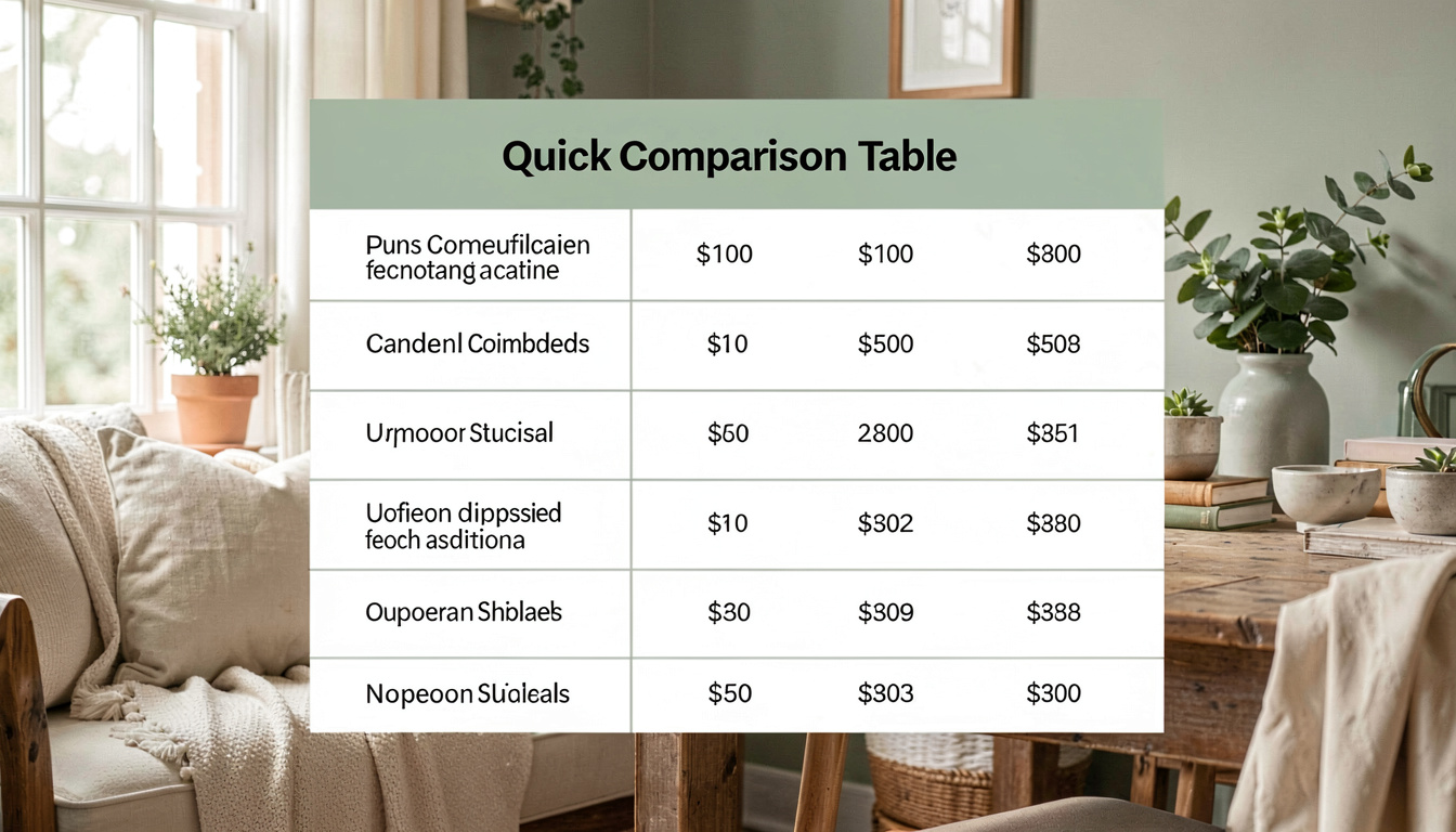 Quick Comparison Table