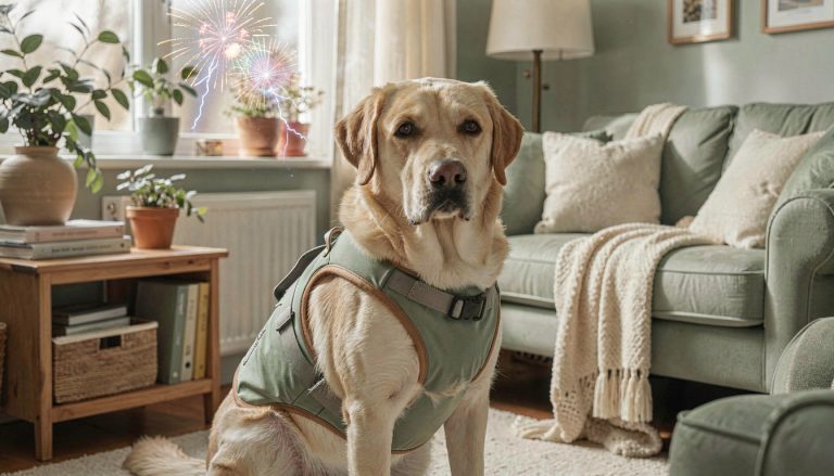 Best Dog Anxiety Vest Thunder Fireworks