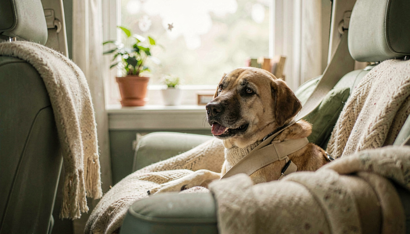 how to keep dog comfortable car rides