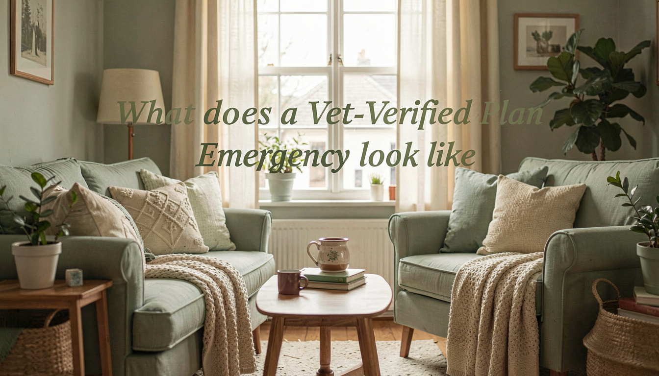 What does a vet-verified emergency plan look like